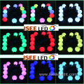 Waterproof hanging 50mm dmx led ball string